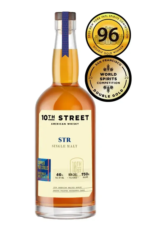 10th Street STR Single Malt Malted Barley 750ml