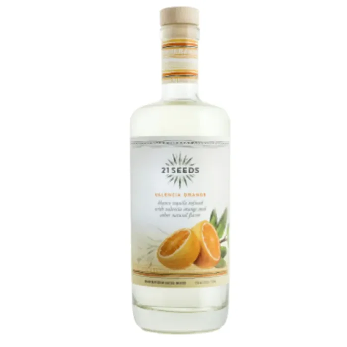 21 SEEDS VALENCIA ORANGE INFUSED BLANCO TEQUILA