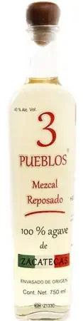 3 Pueblos Mezcal Reposado 750ml