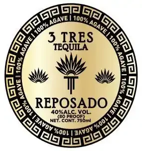 3 Tres Reposado Tequila 750 ml