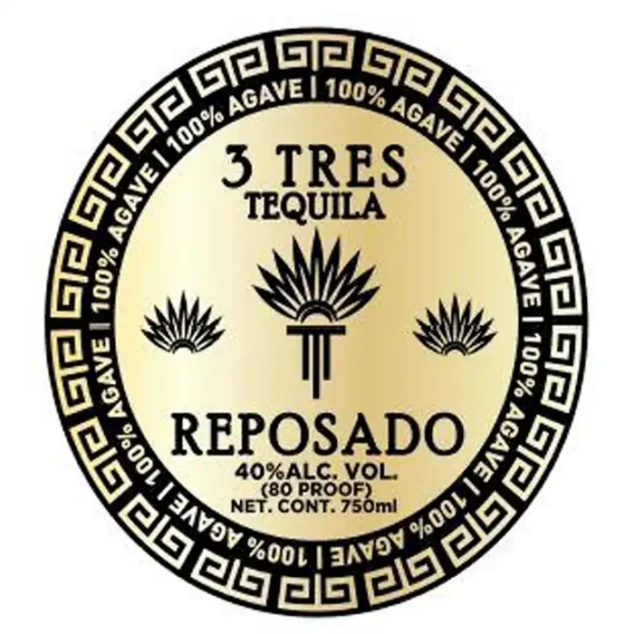 3 Tres Reposado Tequila