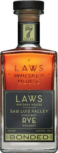 A.D. Laws San Luis Valley Bonded Straight Rye Whiskey 7 Year Old 750ml
