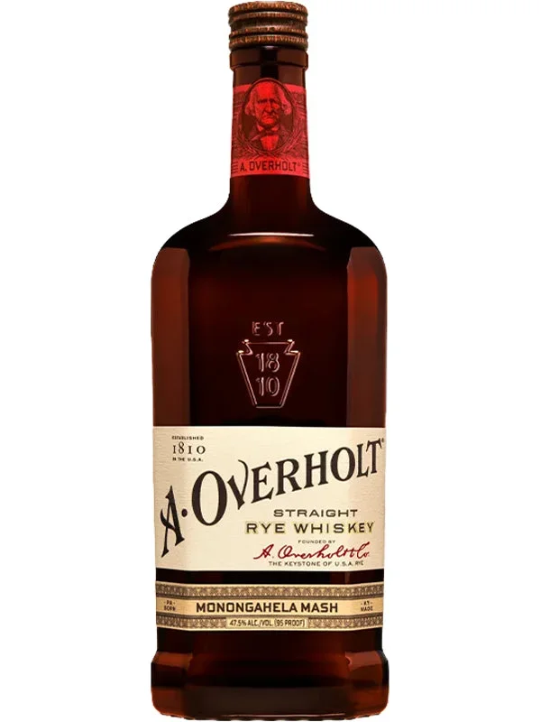 A Overholt Monongahela Mash Rye Whiskey