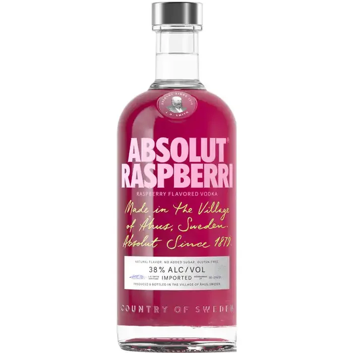 Absolut Raspberry Flavored Vodka Raspberri 76 750Ml