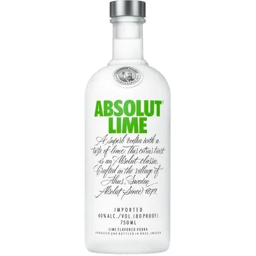 Absolut Vodka Lime – 750ML