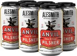 Alesmith Brew Anvil Pilsner 12oz 6 Pack Cans