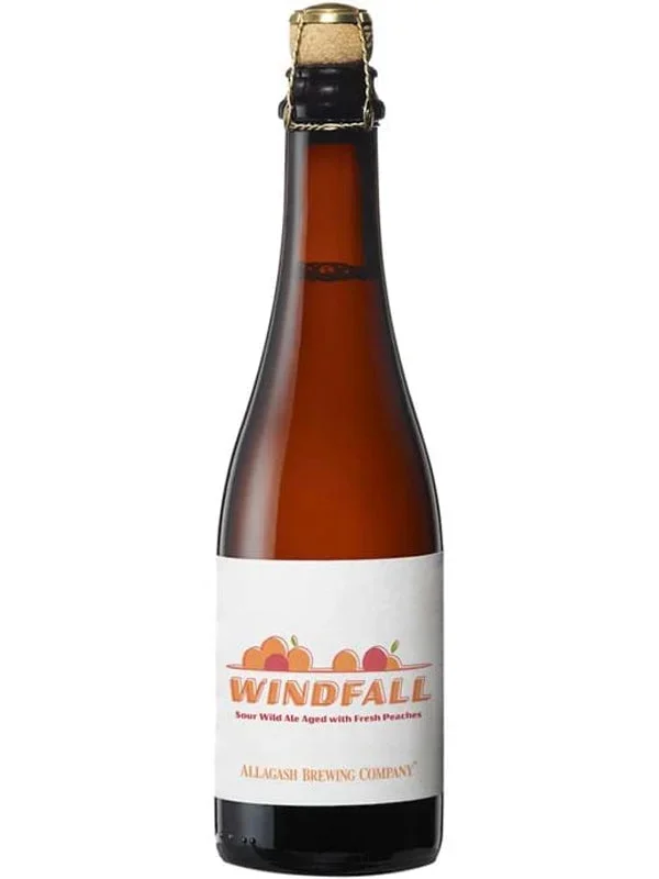 Allagash Brewing Windfall Sour Wild Ale Aged with Fresh Peaches