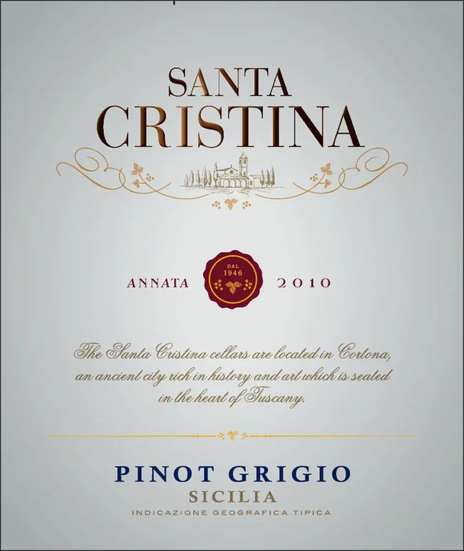 Antinori Santa Cristina Pinot Grigio 2023 750ml