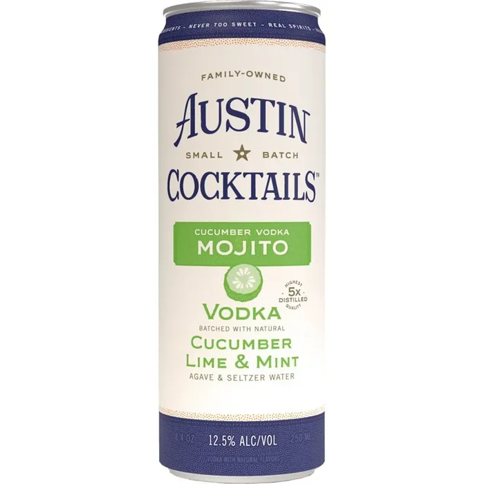 Austin Cocktails Cucumber Lime & Mint Vodka Sparkling Mojito
