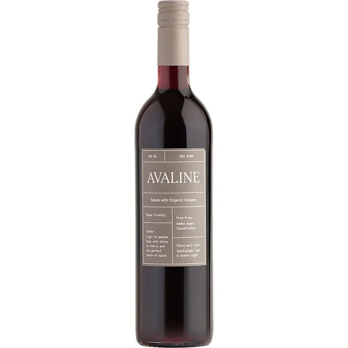 Avaline Red Wine France Made With Organic Grapes 750 ML