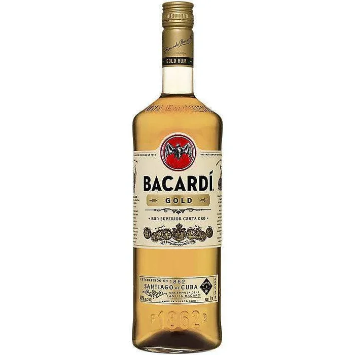 Bacardi Gold Rum 80 1 L