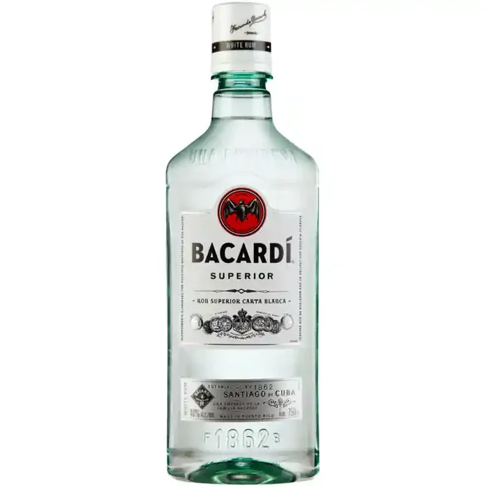 Bacardi Light Rum Superior 80 750Ml