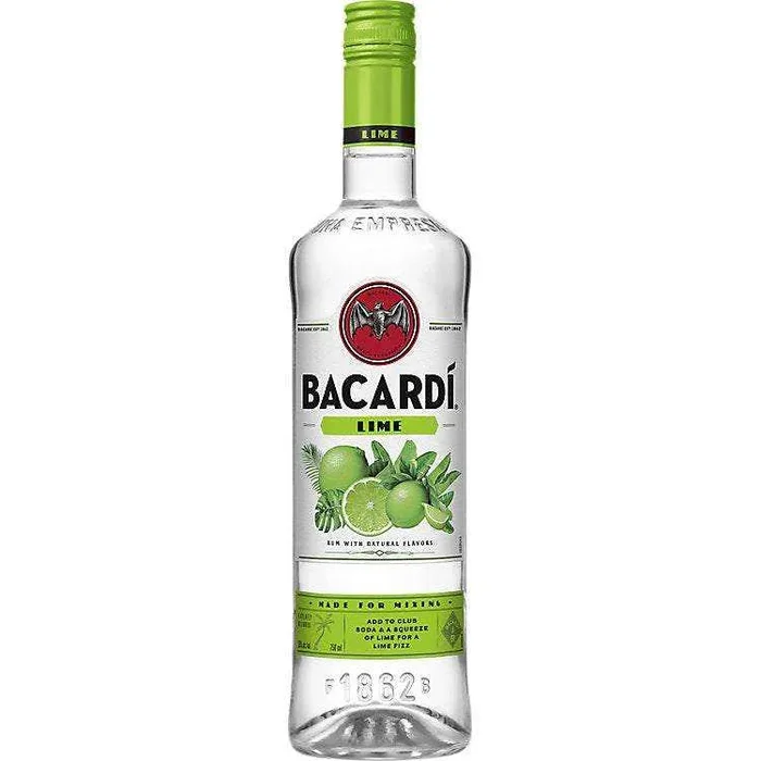 Bacardi Lime Flavored Rum Bacardi Lime 70 750 ML