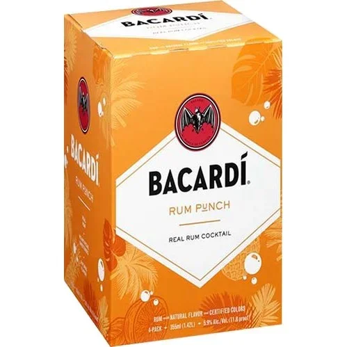 Bacardi Rum Punch 4pk Cn
