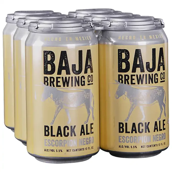 Baja Brewing Escorpion Black 12oz 6pk Cans