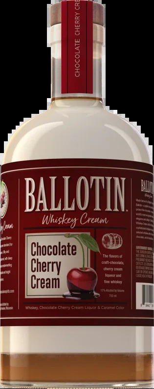 Ballotin Chocolate Cherry Cream Liqueur 750 ML