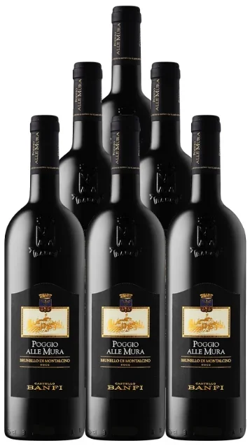 Banfi Poggio alle Mura Brunello di Montalcino 2019 750 ML (6 Bottles)