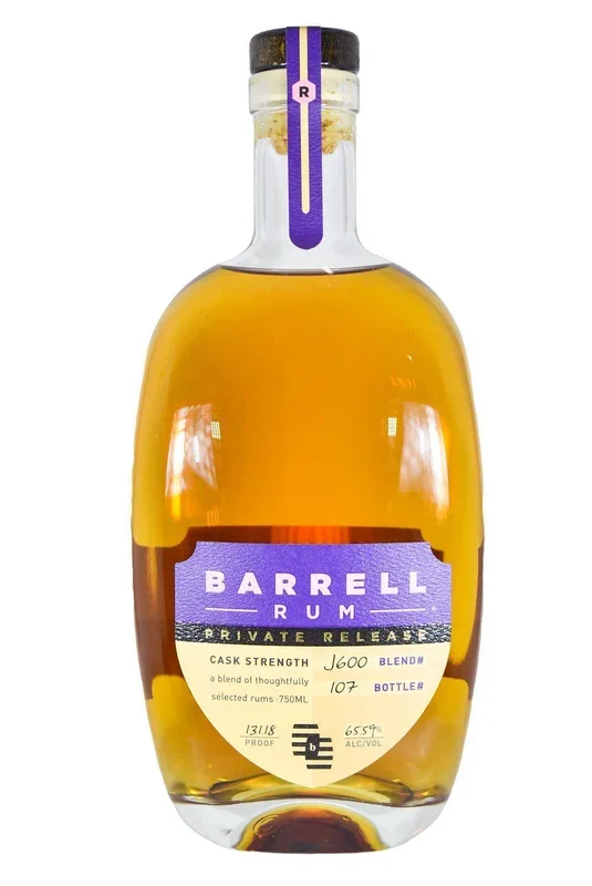 Barrell Craft Spirits Private Release Rum #J600 131.18 Proof