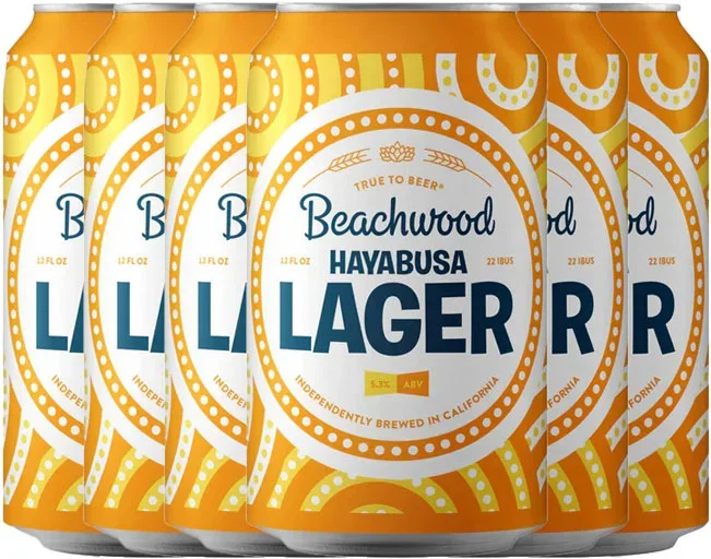 Beachwood Hayabusa Rice Lager 6pk Cans