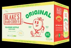 Blakes Hard Cider Classic Apple Cider 12oz 6 Pack Can
