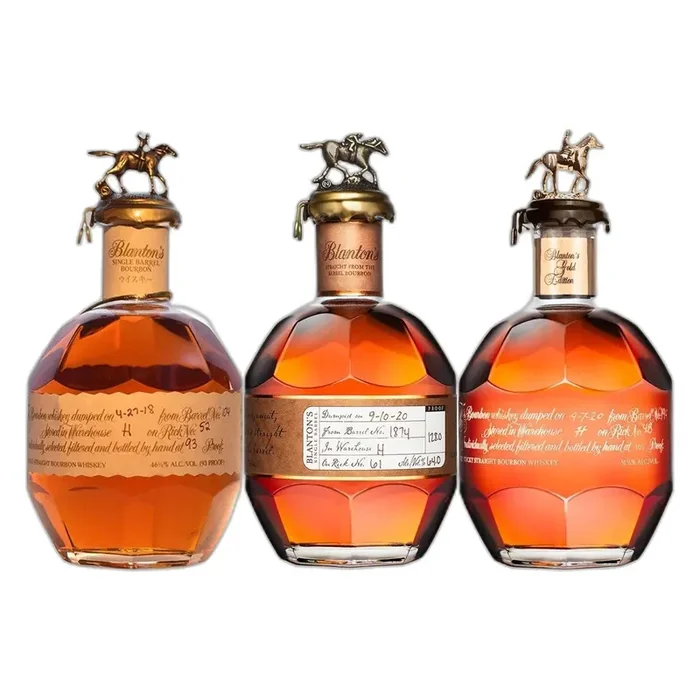 Blanton‘s Red Label Straight From The Barrel Gold Label Bundle