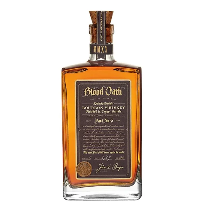 Blood Oath Kentucky Straight Bourbon Whiskey Pact No.6