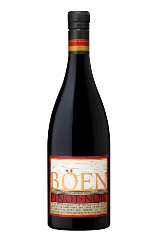 Boen Pinot Noir Santa Barbara Monterey And Sonoma Counties California 2023 750 ML