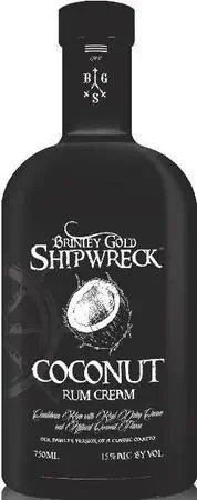 Brinley Gold Shipwreck Rum Coconut Cream 750ml