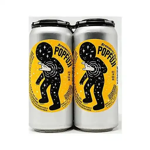 Brouwerij West PopFuji Pilsner 16.9oz 4 Pack Can (alc.5%)
