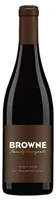 BROWNE FAMILY VYDS PINOT NOIR 2017 750 ml