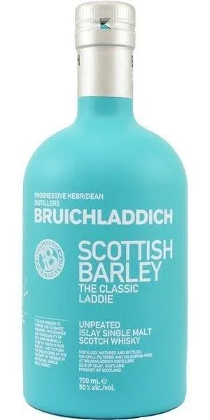 Bruichladdich Scottish Barley Scotch Whisky (750 ML) “The Classic Laddie”