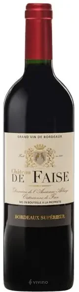 Chateau de Faise Bordeaux Superieur 2015 750ml