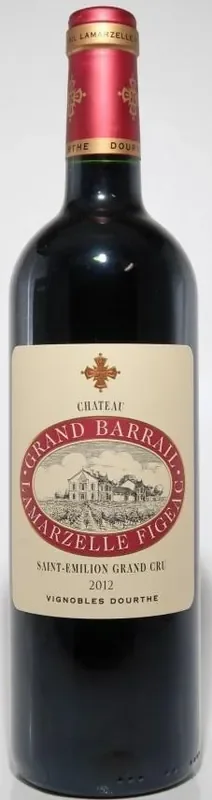 Chateau Grand Barrail Lamarzelle Figeac Saint Emilion 2012 750ml