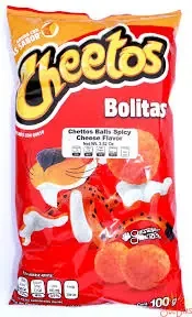Cheetos Bolitas With Cheese And Chilli Flavor 110g