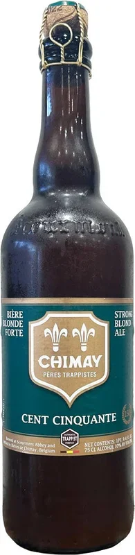 Chimay Cent Cinquante Blond Ale Green Label 750ml