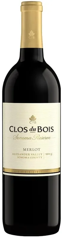 Clos du Bois Merlot Reserve 2015 750ml