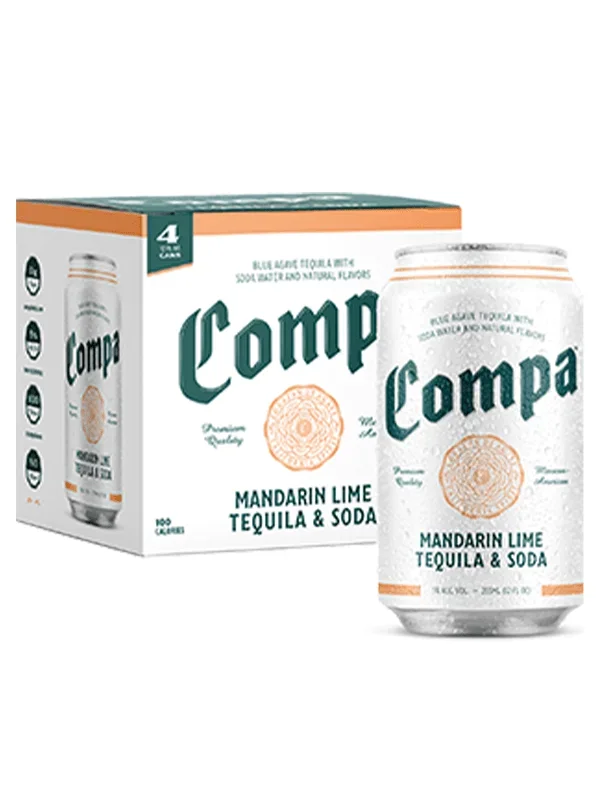 Compa Mandarin Lime Tequila & Soda Cocktail