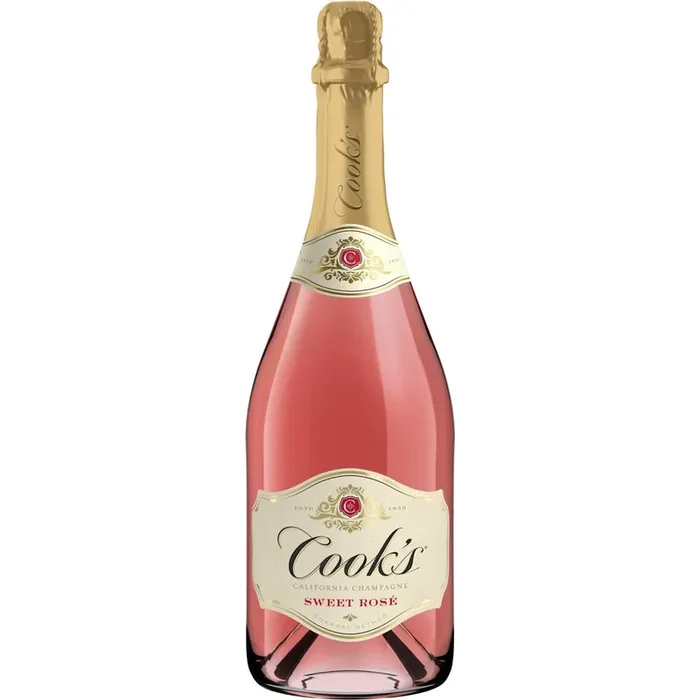 Cook‘s California Champagne Sweet Rose Sparkling Wine