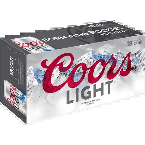 Coors Light 18pk Cn