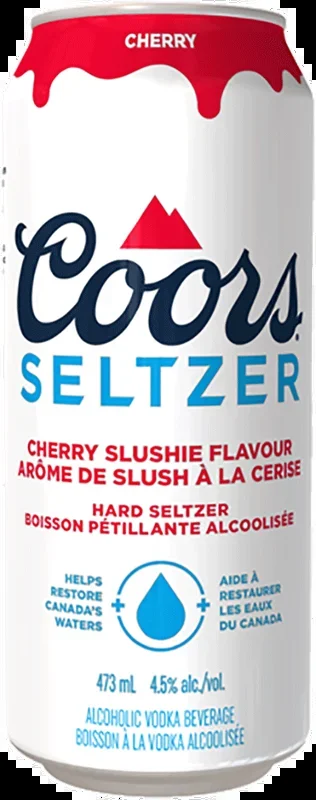 COORS SELTZER CHERRY SLUSHIE 473 ML SINGLE CAN