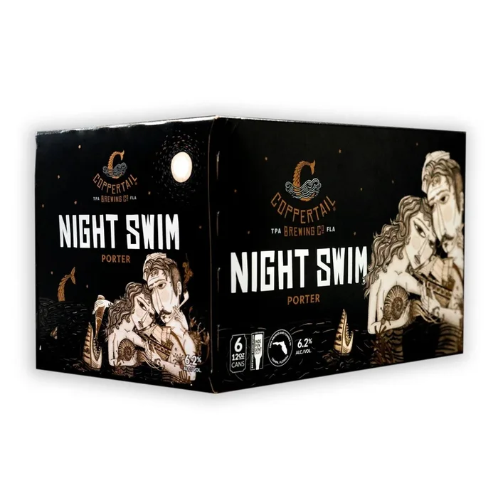 Coppertail Night Swim Porter 6pk Cn