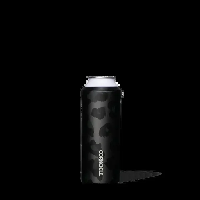 Corkcicle Slim Can Night Leopard