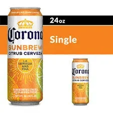 Corona Sunbrew Citrus Cerveza 24oz Can