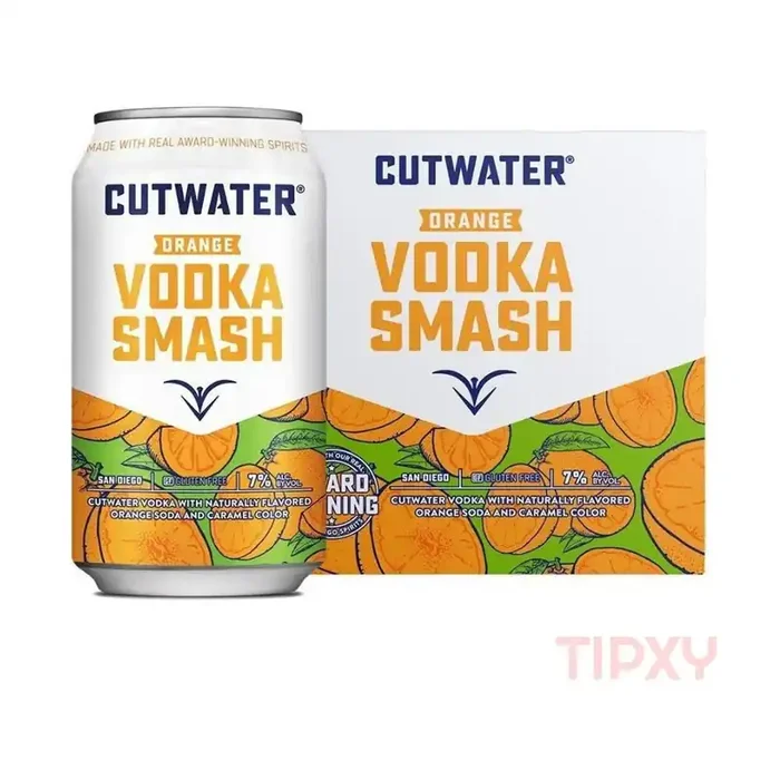 Cutwater – Orange Vodka Smash Ready to Serve Cocktail (4 Pack)
