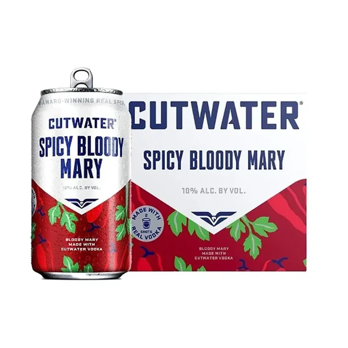 Cutwater – Spicy Bloody Mary Ready to Serve Cocktail (4 Pack)