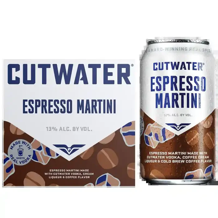 Cutwater Espresso Martini 12oz 4pack Cans