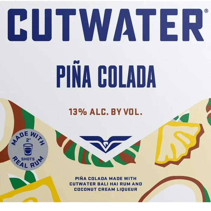 Cutwater Pina Colada 4pk Cn