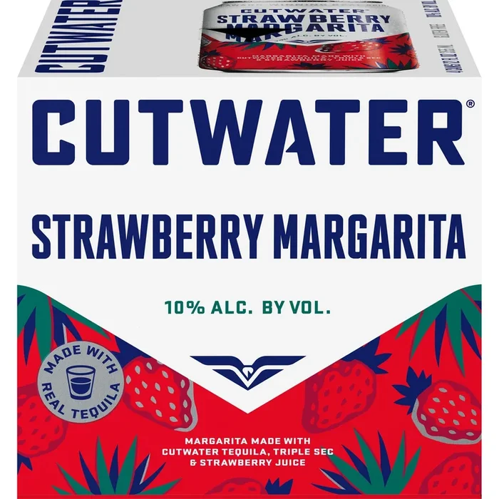 Cutwater Strawberry Margarita 4pk Cn