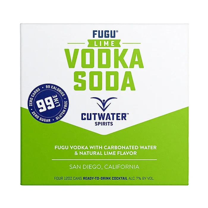 Cutwater Vodka Lime4pk