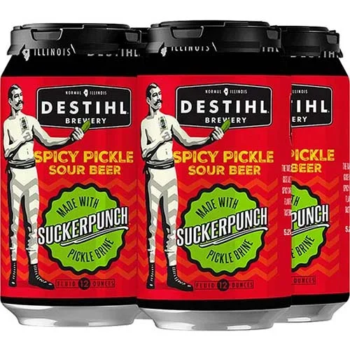 Destihl Suckerpunch Spicy Pickle Sour 4pk Cn